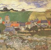 Vincent Van Gogh View of Auvers (nn04) France oil painting artist